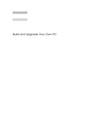 cover image of Build and Upgrade Your Own PC